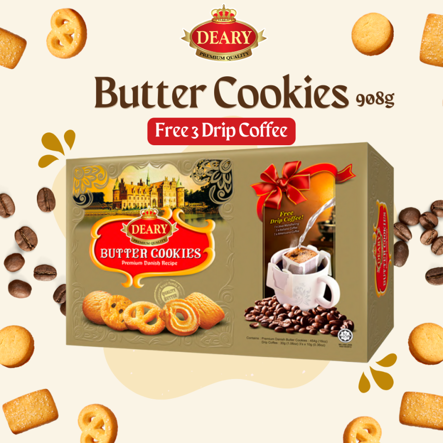 Butter Cookies 908g Free 2 New