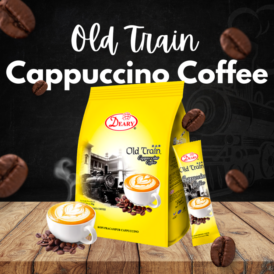 Old Train Cappuccino Coffee 2